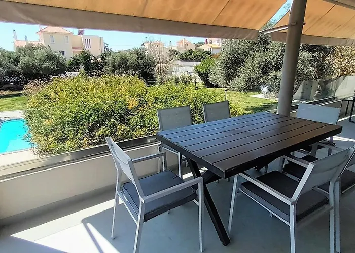 Complex Lagonissi Residence With Swimming Pool.